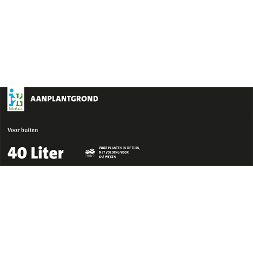 Paneel: 800 x 250 mm. <br>Aanplantgrond voor buiten 40L