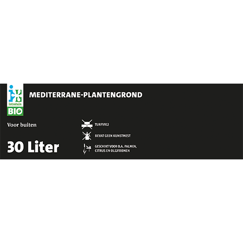 Paneel: 800 x 250 mm. <br>Mediterrane-plantengrond voor buiten 30L