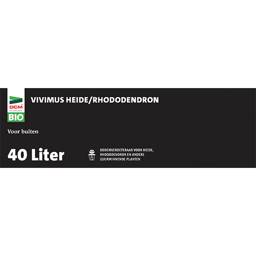 Paneel: 800 x 250 mm. <br>Koof productinfo <br>Vivimus heide/rhododendron voor buiten 40L