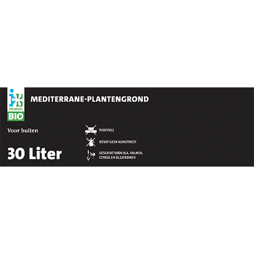 Paneel: 800 x 250 mm. <br>Mediterrane-plantengrond voor buiten 30L