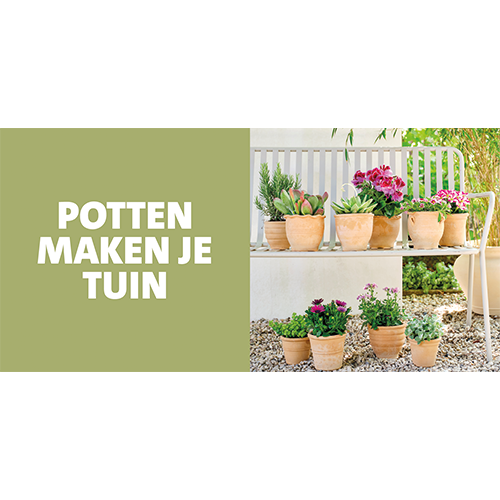 Koofsigning: Schwerlast 2020x988. Potten maken je tuin