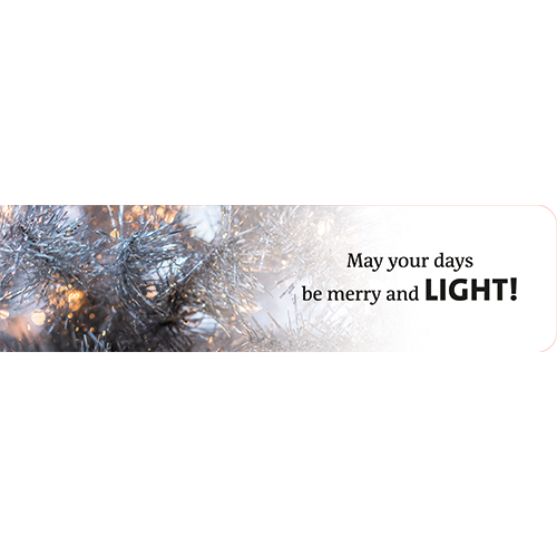 Koofsigning: 2720x720. May your days beeld met tekst