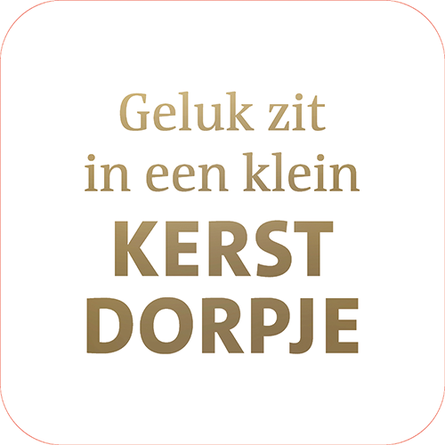 Koofsigning: 720 x 720 mm. Geluk tekst wit