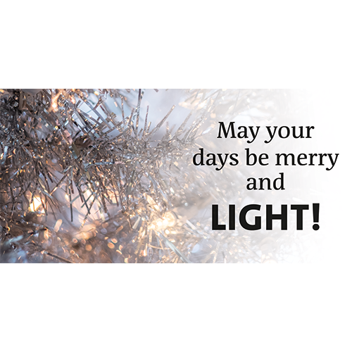 Koofsigning: 1988 x 988 mm. May your days beeld met tekst