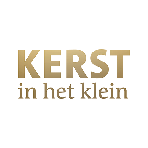 Koofsigning: 988 x 988 mm. Kerst in het klein tekst wit