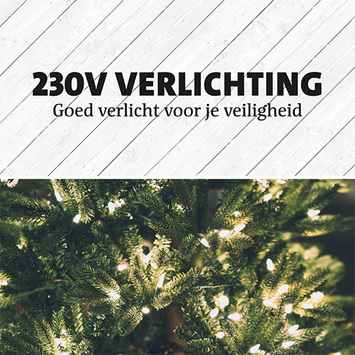 Koofsigning dubbelzijdig: 1988 x 988 mm. Tuinwinkel Verlichting 230V + Kerst