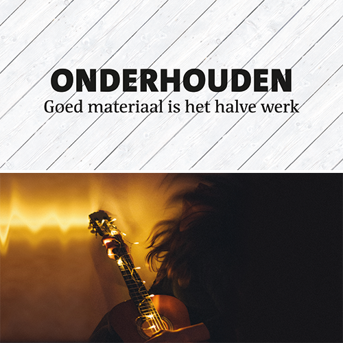 Koofsigning dubbelzijdig: 1988 x 988 mm. Tuinwinkel Onderhouden + Kerst