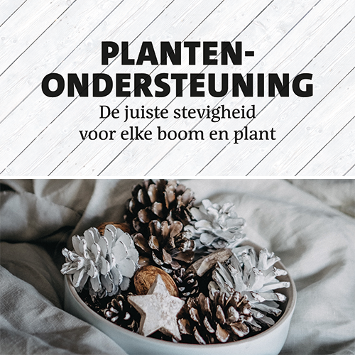 Koofsigning dubbelzijdig: 1988 x 988 mm. Tuinwinkel Plantenondersteuning + Kerst