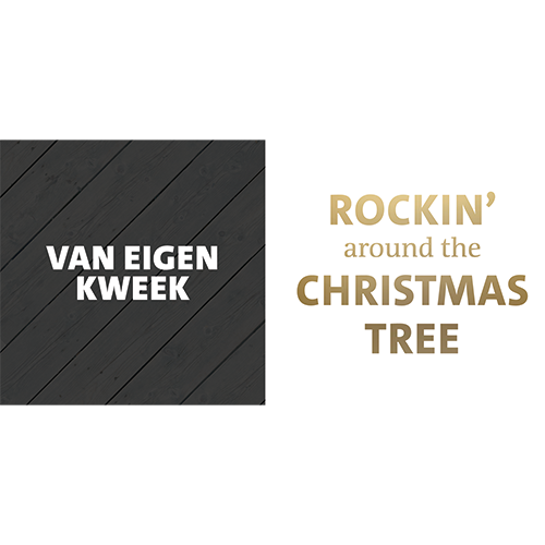 Koofsigning dubbelzijdig: 988 x 988 mm. Tuinwinkel Eigen kweek tekst + Kerst