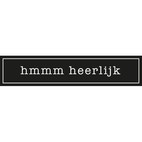 Paneel: 700 x 150 mm. <br>Buffetbordjes <br>hmmm heerlijk