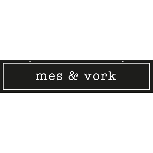 Paneel: 700 x 150 mm. <br>Buffetbordjes <br>Mes & vork