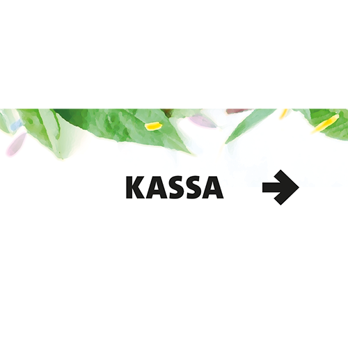 Paneel: 800 x 300 mm. <br>Kassa rechts<br>Dubbelzijdig