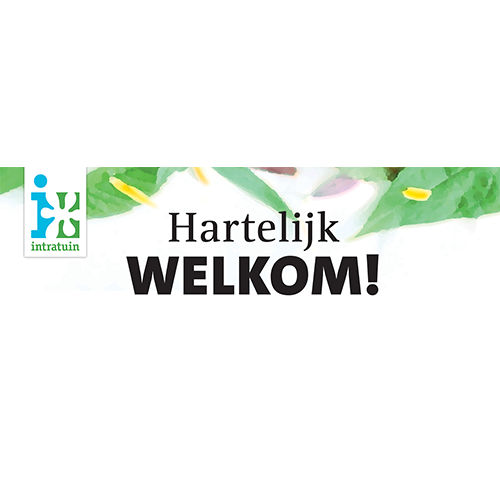 Paneel: 3000 x 1000 mm. <br>Intratuin welkom