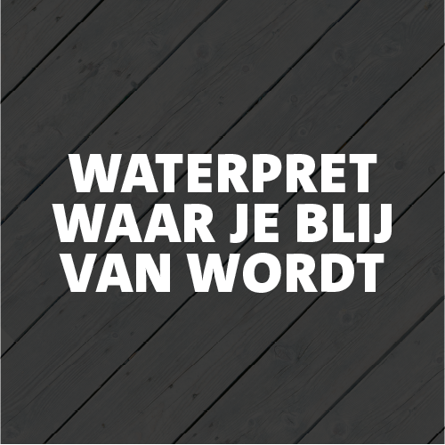 Paneel Koofsigning: 988 x 988. Waterpret tekst