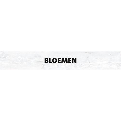 Magneetfolie: 1000 x 150 mm. <br>Bloemen