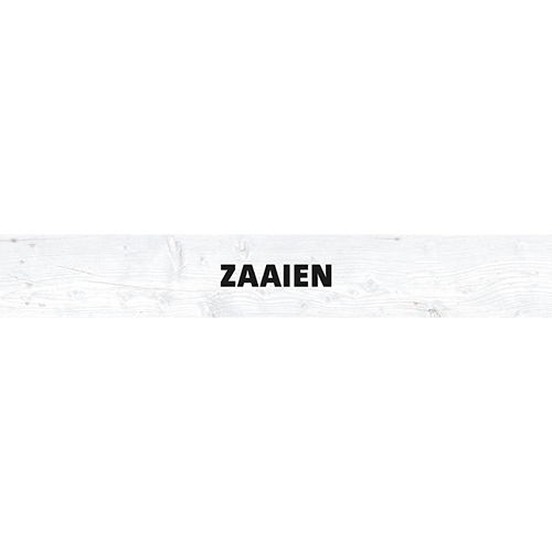 Magneetfolie: 1000 x 150 mm. <br>Zaaien