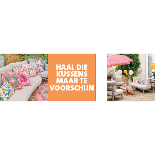 Paneel Koofsigning set: 1988 x 988mm + 988 x 988mm. Kussens