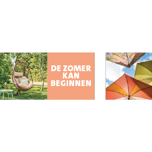 Paneel Koofsigning set: 1988 x 988mm + 988 x 988mm. Zomer