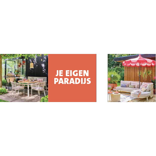 Paneel Koofsigning set: 1988 x 988mm + 988 x 988mm. Paradijs