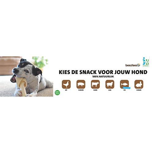 Paneel: 1900 x 500 mm. <br>Kies de snack<br>voor jouw hond DZ