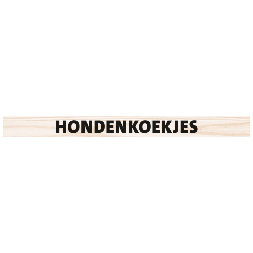 Magneetfolie: 985 x 100 mm. <br>Beeztees segmentatie <br> hondenkoekjes