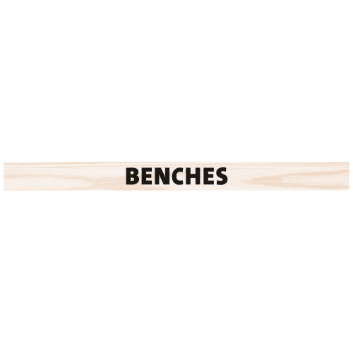 Magneetfolie: 985 x 100 mm. <br>Beeztees segmentatie benches
