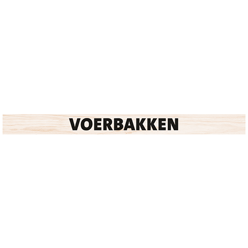 Magneetfolie: 985 x 100 mm. <br>Beeztees segmentatie <br>voerbakken