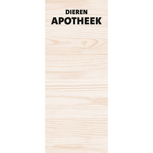 Magneetfolie: 985 x 2400 mm. <br>Dierenapotheek