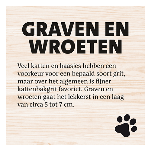 Magneetfolie: 400 x 400 mm. <br>Kat bak voorkeur graven en <br> wroeten