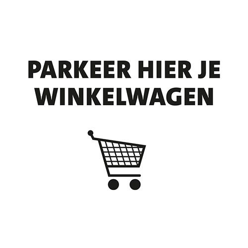 Paneel: 325 x 250 mm. <br>Winkelwagen parkeren