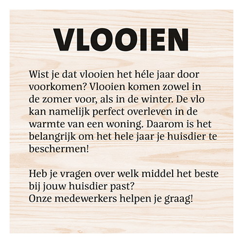 Magneetfolie: 400 x 400 mm. <br>Hond - kat vlooien teken