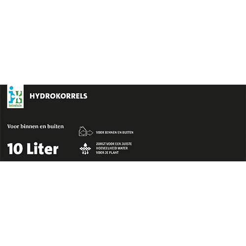 Paneel: 800 x 250 mm. <br>Koof productinfo <br>Hydrokorrels 10L