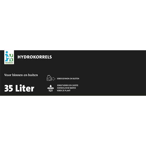 Paneel: 800 x 250 mm. <br>Koof productinfo <br>Hydrokorrels 35L