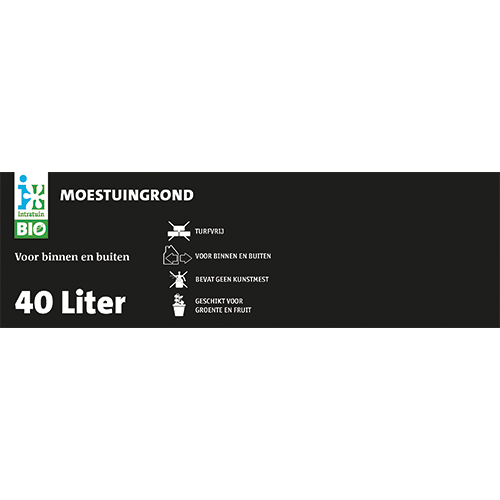 Paneel: 800 x 250 mm. <br>Koof productinfo <br>Moestuingrond 40L