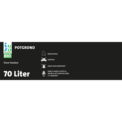 Paneel: 800 x 250 mm. <br>Koof productinfo <br>Potgrond 70L