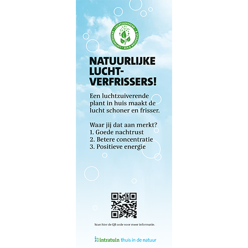 Paneel: 361 x 930 mm. <br>Opzetmodule A grote plaat<br>luchtzuiverend