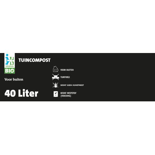 Paneel: 800 x 250 mm. <br>Koof productinfo<br>Tuincompost 40L