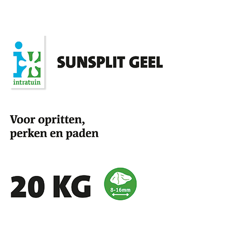 Paneel: 594 x 420 mm. <br>Koof productinfo grind <br> Sunsplit geel