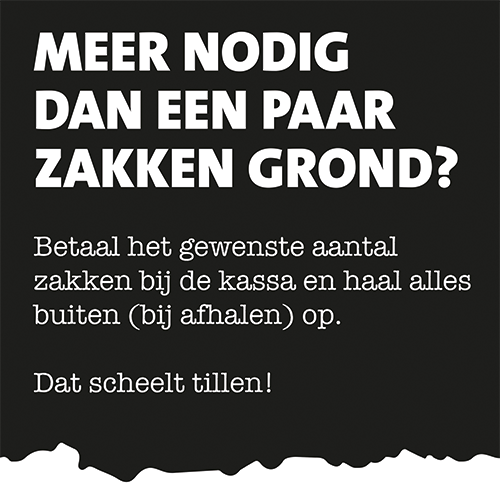 Paneel: 1000 x 1000 mm <br>Winkelwagenbord