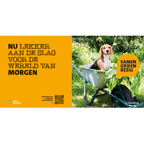 Paneel Koofsigning: 1988 x 988 mm. SGB Aan de slag