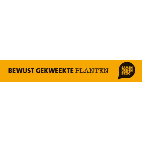 Paneel Plantentafelstrook: 1555 x 230 mm. SGB bewust gekweekte planten 3.0 HEMI