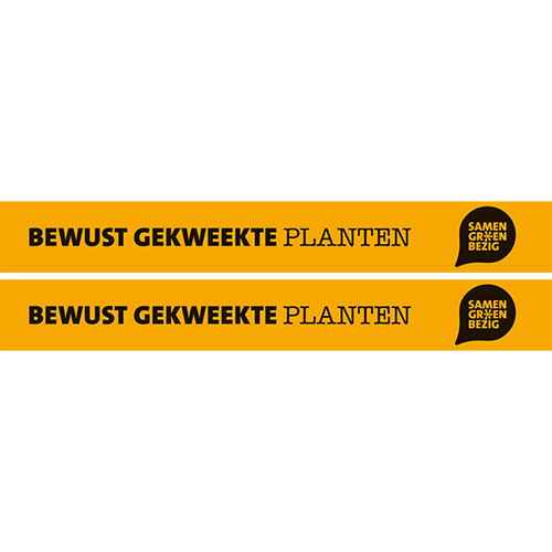 Plantentafelstrook: 1600 x 206 mm. SGB bewust gekweekte planten 3.0 VKPro (set van 2 stuks)