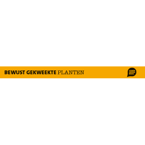 Paneel Plantentafelstrook: 2907 x 230 mm. SGB bewust gekweekte planten 3.0 HEMI