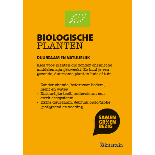 Poster: 204 x 290 mm. SGB BIO planten (4 stuks)