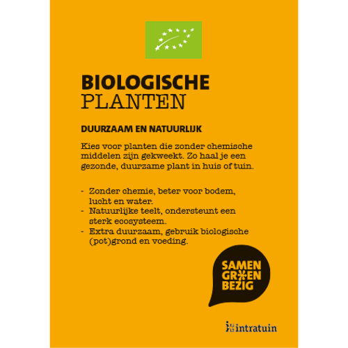 Poster: 290 x 408 mm. SGB BIO planten (4 stuks)