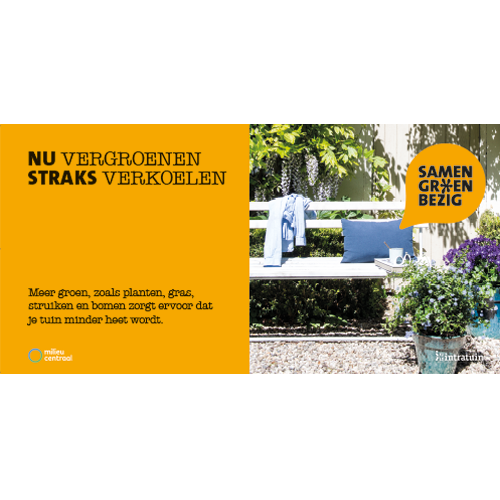 Paneel Koofsigning: 1988 x 988 mm. SGB Nu vergroenen