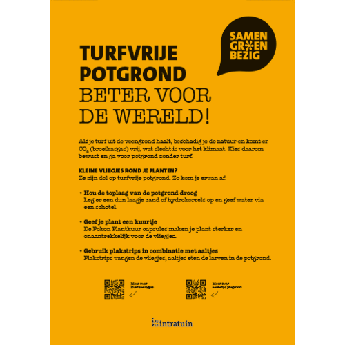 Poster: 290 x 408 mm. SGB Potgrond A3 (set van 4 stuks)