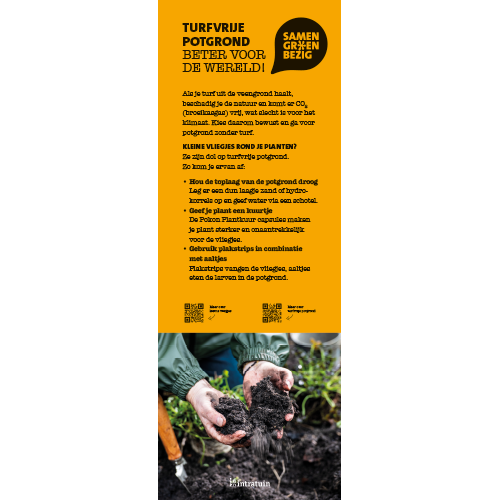 Paneel Pinbanier: 500 x 1400 mm. SGB Potgrond