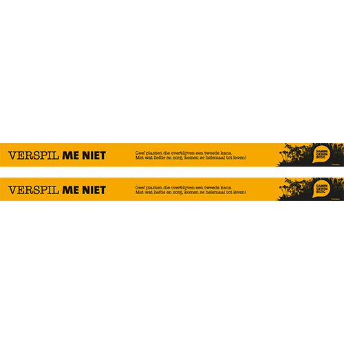 Plantentafelstrook: 2990 x 206 mm. SGB CC Kopkaart 1 (set van 2 stuks)