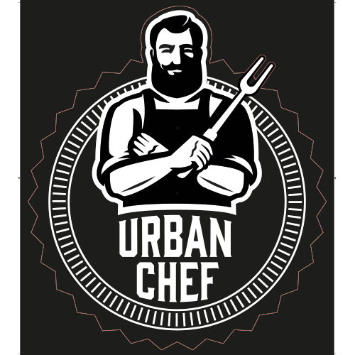 Paneel Afdelingssigning: 800 x 915. Urban Chef logobord